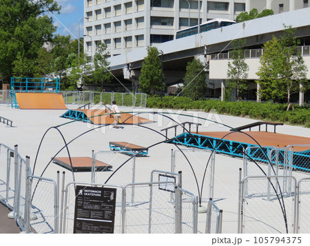 ひろしまゲートパークプラザ内のスケートパーク ひろしまゲートパークプラザ内のスケートパーク 105794375