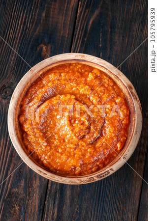 Zaalouk Moroccan eggplant dip Zaalouk Moroccan eggplant dip 105795939