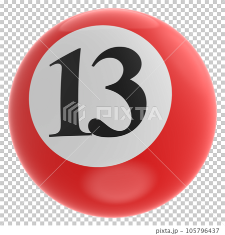 number icon glossy, isolated on white background 105796437