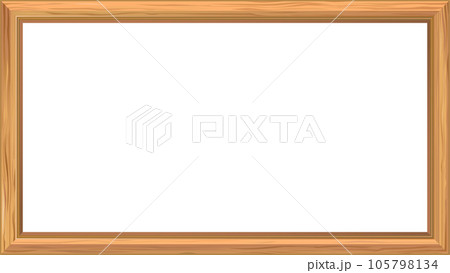 木目の額縁フレーム 105798134
