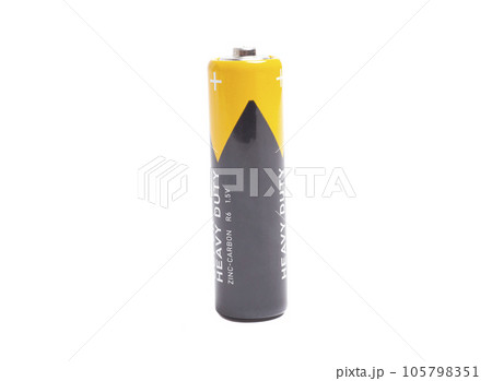 Battery AAA size isolated on white. Battery AAA size isolated on white. 105798351
