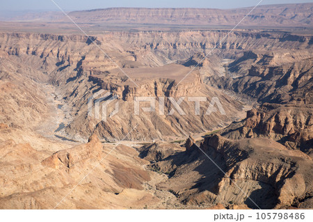 The fish river canyon in namibia 105798486