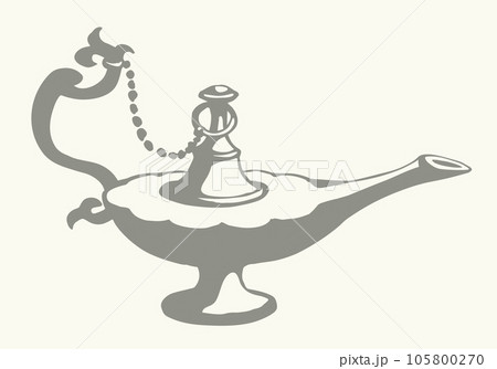 Lamp with a twinkle. Vector drawing Lamp with a twinkle. Vector drawing 105800270