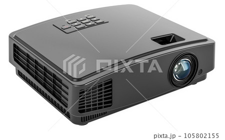 Black Projector, 3D rendering 105802155