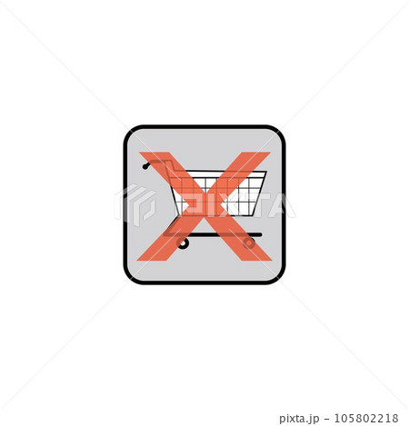 trolley icon logo vector design template trolley icon logo vector design template 105802218
