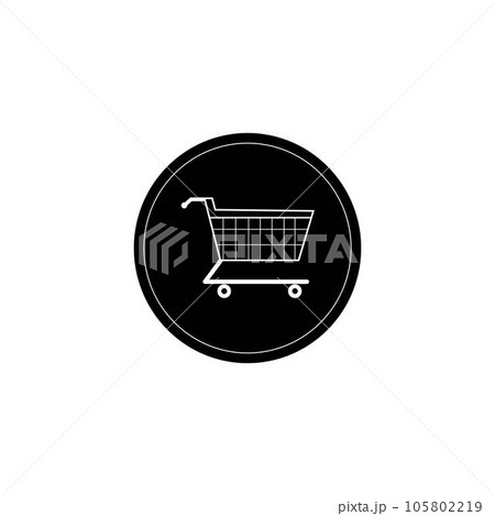 trolley icon logo vector design template trolley icon logo vector design template 105802219