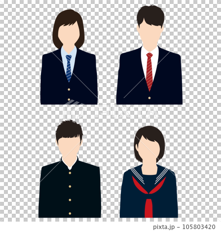 人物剪影⑮ 105803420