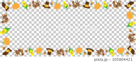 The pumpkin and  for Thanksgiving day concept 3d rendering 105804421
