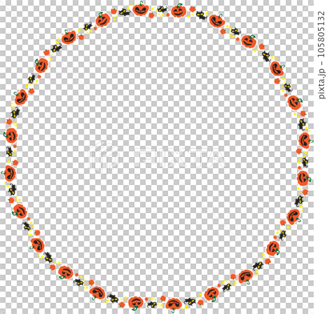 The jack o lantern pumpkin Boarder line for halloween content The jack o lantern pumpkin Boarder line for halloween content 105805132