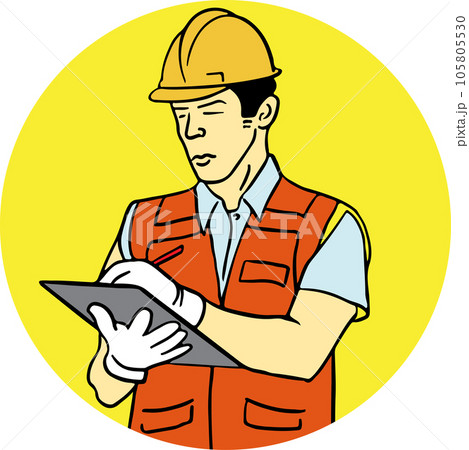 The engineer cartoon style png imageのイラスト素材 [105805530] - PIXTA