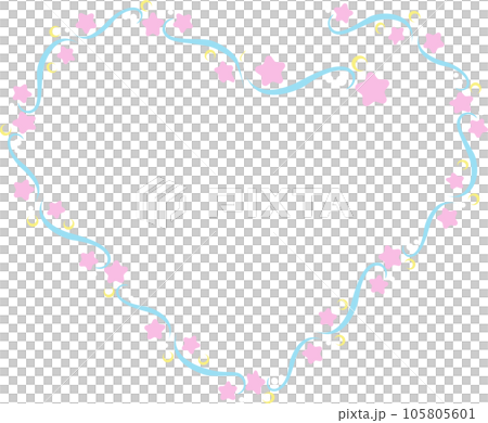 The moon and star decor border and line The moon and star decor border and line 105805601