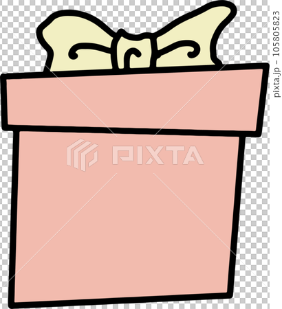 The Gift box cartoon style png image The Gift box cartoon style png image 105805823