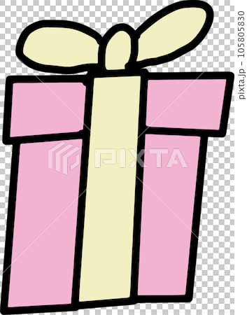 The Gift box cartoon style png image 105805830