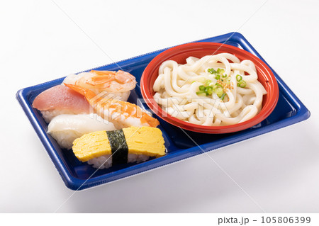 うどん寿司セットの写真素材 [105806399] - PIXTA