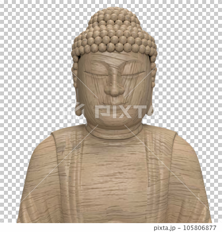 The wooden buddha for religious concept 3d rendering 105806877
