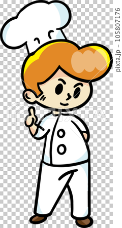 The chef cartoon character drawing design for food concept The chef cartoon character drawing design for food concept 105807176