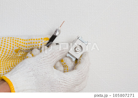 テレビターミナル テレビコンセント工事 テレビターミナル テレビコンセント工事 105807271