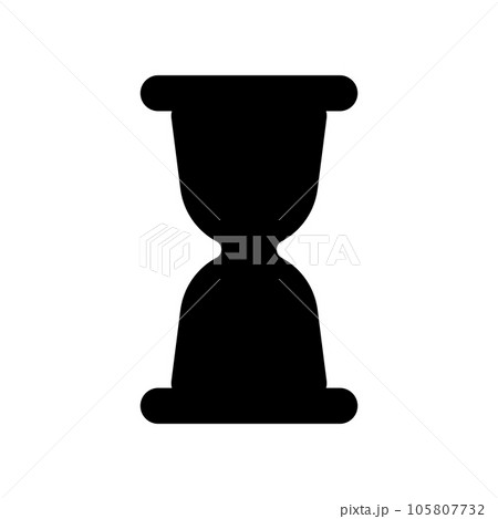 hourglass icon vector 105807732
