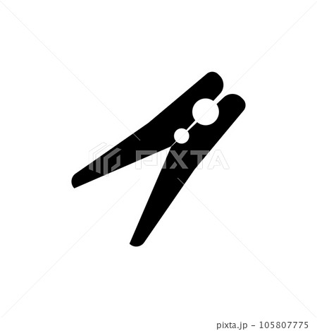 cloth pin vectorのイラスト素材 [105807775] - PIXTA
