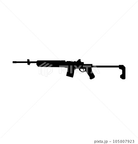 Firearms icon vector 105807923