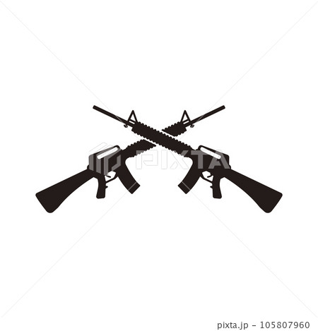 M16 icon vector M16 icon vector 105807960