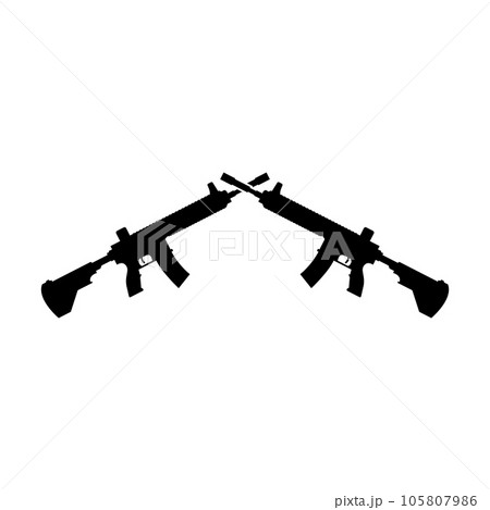 M416 weapon icon vector 105807986