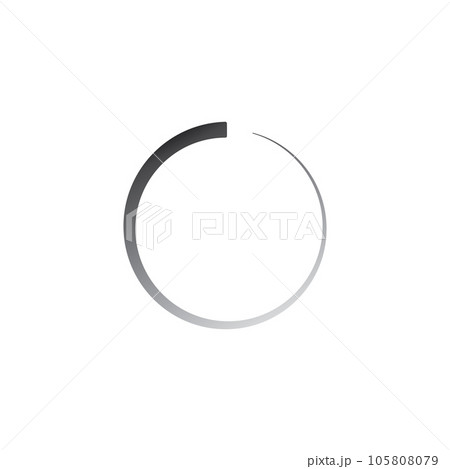 buffering icon vectorのイラスト素材 [105808079] - PIXTA