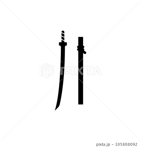 katana icon vector 105808092