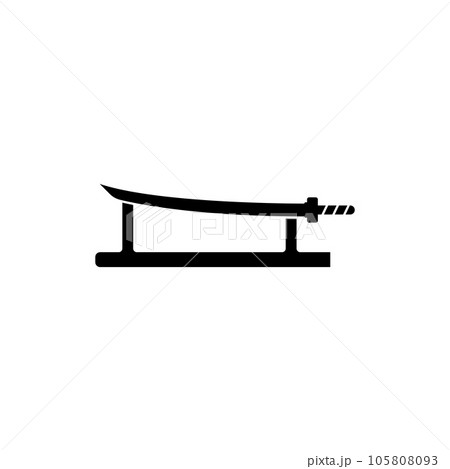 katana icon vector katana icon vector 105808093