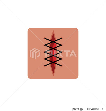 skin stitch icon vector skin stitch icon vector 105808154