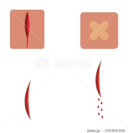 wound icon vectorのイラスト素材 [105808160] - PIXTA