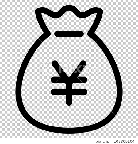 錢袋圖標（日元） 105809104