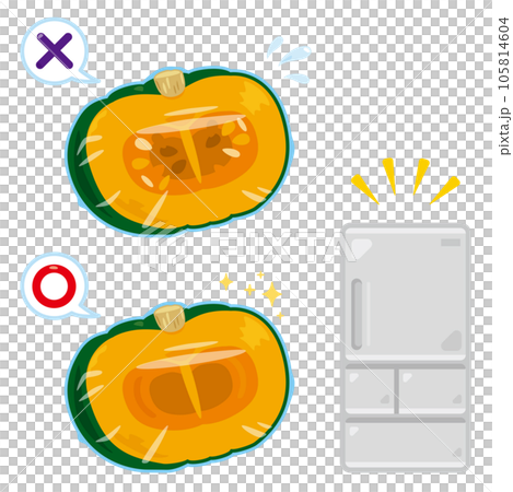 南瓜的冷藏 105814604