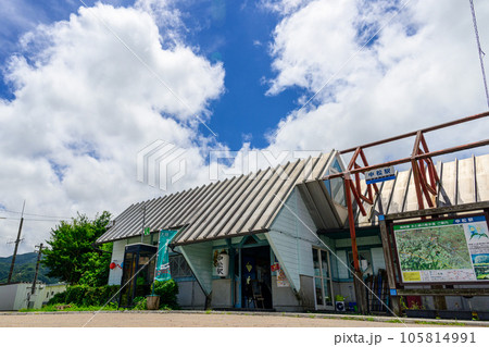 中松駅風景「南阿蘇鉄道　全線開通・運航再開」 105814991