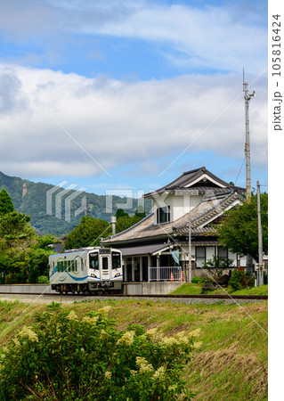 阿蘇下田城駅(あそしもだじょうえき)周辺風景「南阿蘇鉄道 全線開通・運航再開」 阿蘇下田城駅(あそしもだじょうえき)周辺風景「南阿蘇鉄道 全線開通・運航再開」 105816424