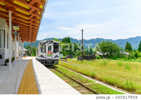 高森駅　構内風景「全線開通・運航再開」 105817959