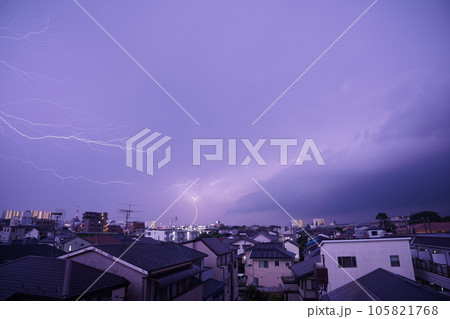 雷 稲妻 雷 稲妻 105821768