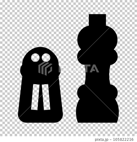 代表烹飪、鹽和胡椒以及調味品的填充風格圖標 105822216