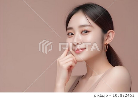 美容エステで美白を手に入れた女性 AI生成 美容エステで美白を手に入れた女性 AI生成 105822453