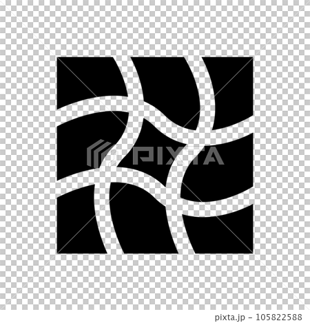 Filled style icons representing design, mesh Filled style icons representing design, mesh 105822588