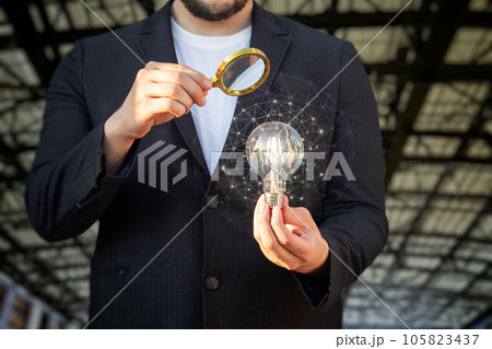 The concept of researching the emergence of an idea in business. The concept of researching the emergence of an idea in business. 105823437