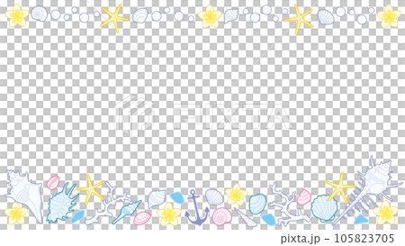 貝殼框架的靈感來自夏日的大海 105823705