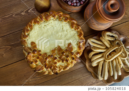 scandinavian pie with cottage cheese scandinavian pie with cottage cheese 105824018
