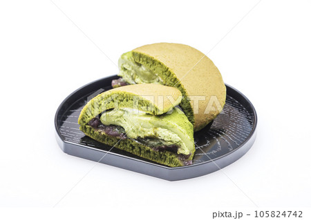 抹茶どら焼き 和菓子 焼菓子 日本のお菓子 抹茶のお菓子 イメージ素材 抹茶どら焼き 和菓子 焼菓子 日本のお菓子 抹茶のお菓子 イメージ素材 105824742