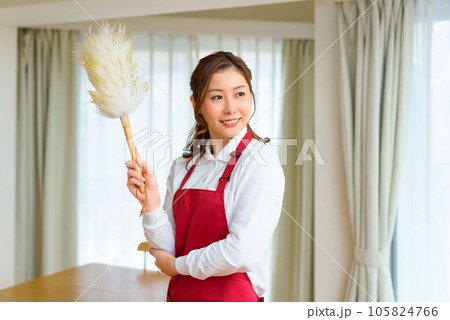 家事代行の仕事の女性 105824766