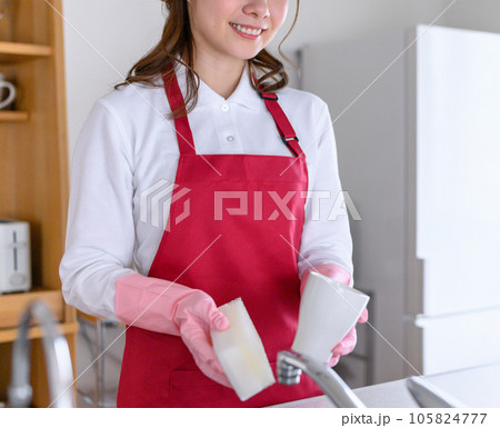 家事代行の仕事の女性 105824777