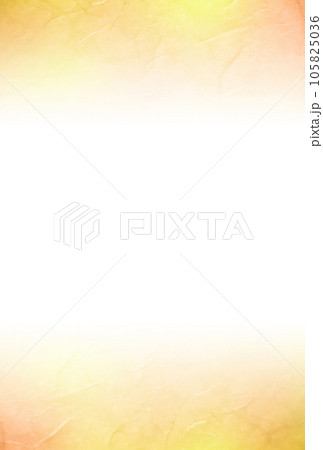 雲龍和紙02混色_黄赤_中央から上下に濃くなるグラデーション 縦 他色有り 105825036