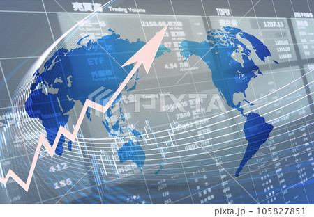 経済イメージ素材 経済イメージ素材 105827851