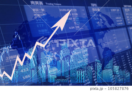 経済イメージ素材 経済イメージ素材 105827876