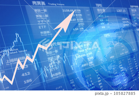 経済イメージ素材 経済イメージ素材 105827885